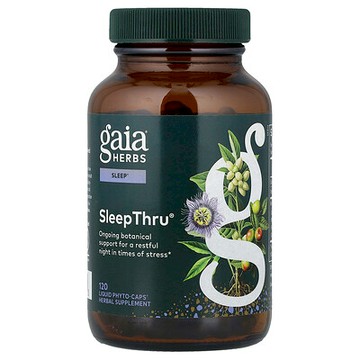 Gaia Herbs, SleepThru®，120 粒液體 Phyto-Caps® 膠囊（每粒 470 毫克）