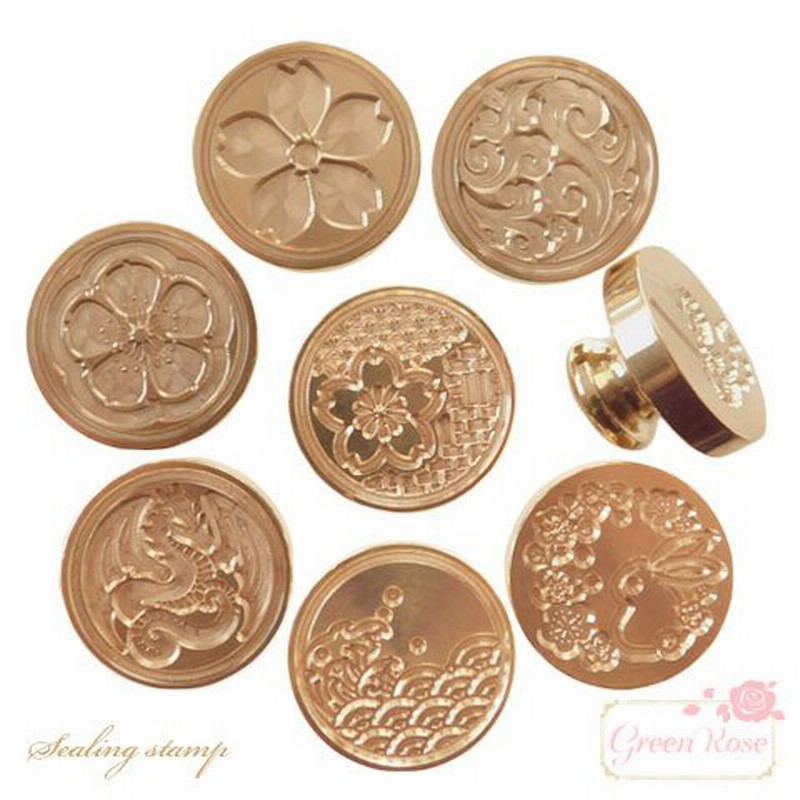 シーリングスタンプ 付け替え 和風 25mm 1個 全7種 和柄 桜 雲 波 兎 龍 2104 Stamp10 通販 Lineポイント最大0 5 Get Lineショッピング