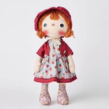 復古手工布藝娃娃擺件314802