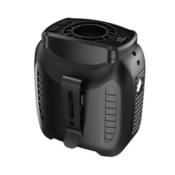 跨境掛腰風扇戶外工地隨身夾腰便攜風扇消暑降溫usb迷你高速風扇