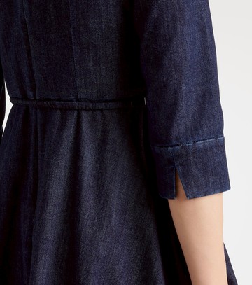 'S Max Mara Vela embellished belted denim midi dress