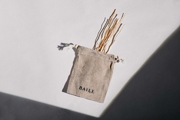 品牌棉麻束口袋