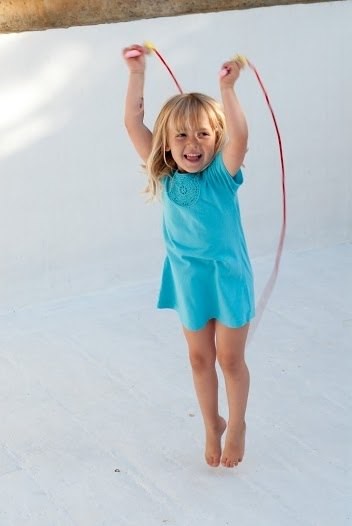 2014 春夏 Picnik  藍底編織領洋裝