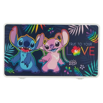 收納王妃 彩虹口罩收納盒 84 x 104 x 15mm 2個  植物史迪奇安琪  1組