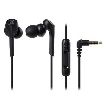 audio-technica ATH-CKS550XiS 黑 重低音 智慧型耳塞式耳機