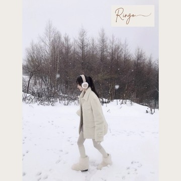 Ringo韓國代購 ｜氣質雙層口袋羊駝中長版大衣 冬季大衣 質感秋冬女裝