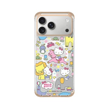 iPhone 17 Pro Max ClearX (MagSafe 兼容) 暖透橘 - 三麗鷗-Hello Kitty - 樂遊動物園