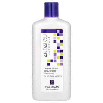 Andalou Naturals, 洗髮水，豐盈，薰衣花草和生物維生素，11.5 液量盎司（340 毫升）
