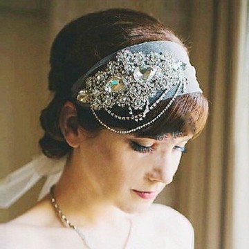 髮飾髮帶鑲鑽頭飾-歐美時尚高貴典雅情人節生日禮物女飾品73ex24【獨家進口】【米蘭精品】