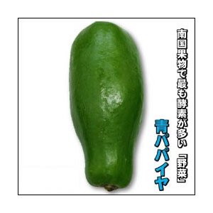 青パパイヤ1個（２００ｇ〜３５０ｇ）