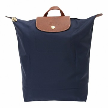 LONGCHAMP-Le Pliage Original 尼龍後背包(海軍藍)