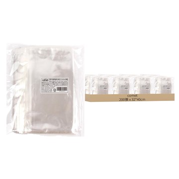 comet 服飾包裝用透明PP自黏袋  200張  32*40cm