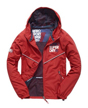 Superdry Men's Men's Retro Stormbreaker Jacket Red / Dull Red - Size: Xxl