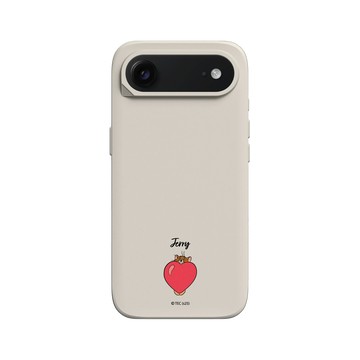 iPhone Air SolidX 貝殼灰 - 湯姆貓與傑利鼠 Tom and Jerry - 貼紙系列 - 愛心傑利鼠
