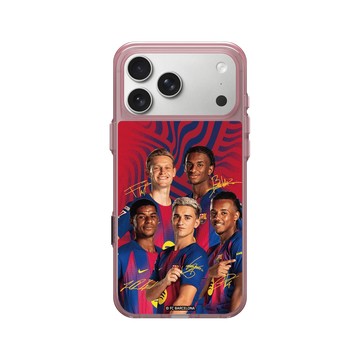 iPhone 17 Pro Max Clear (相機按鈕) 晶醺玫 - FC Barcelona - Next Gen Icons
