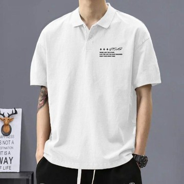 男生polo衫夏季純棉寬鬆ins潮牌半袖上衣新款襯衫休閒翻領短袖t恤日系工裝襯衫 開衫 多口袋 設計感 大口袋 襯衣 夏