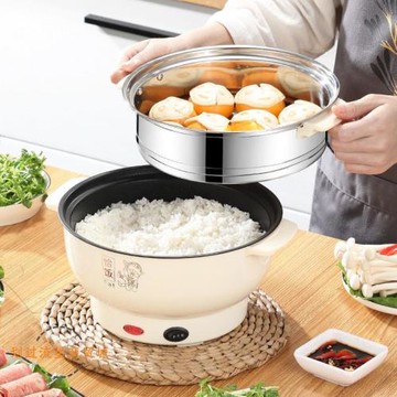 電炒鍋不粘鍋多功能電熱鍋學生宿舍鍋煮面煮飯鍋電煮鍋電火鍋家用