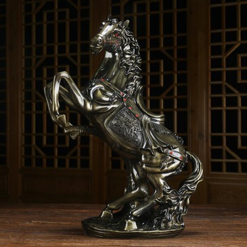 招財生肖馬擺件馬到成功辦公室老板桌面裝飾工藝品開業商務禮品