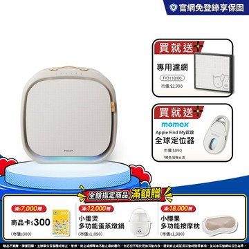 飛利浦寵物抗敏空氣清淨機(AC3360/80)-適用15坪-毛小奈Lite