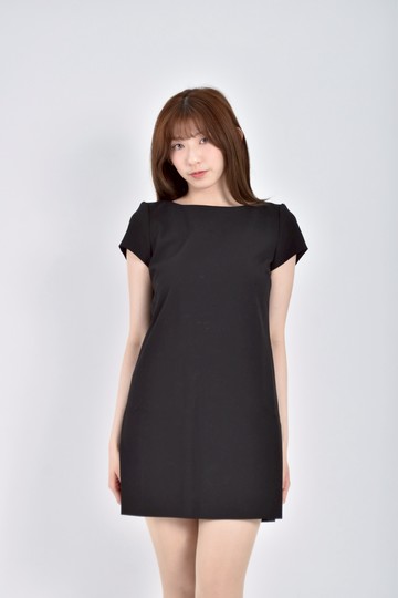 (S) zara圓領黑色洋裝