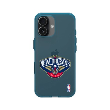 iPhone 17 Clear (相機按鈕) 夜幕藍 - NBA - Logo-新奧爾良鵜鶘 New Orleans Pelicans