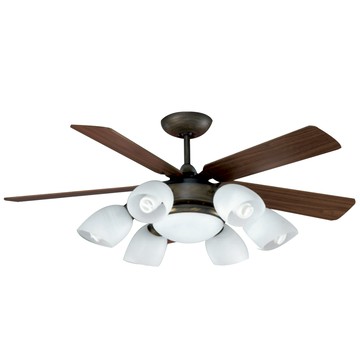 [光之饗宴] 52吋藍山型燈扇(8色可選)/附遙控/6+1燈(G.S.)【台灣製造】