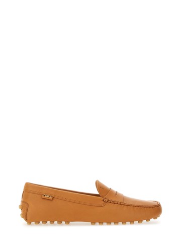 tod's leather "gommino" loafer