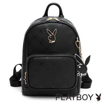 PLAYBOY - 後背包 Brilliant系列 - 黑色