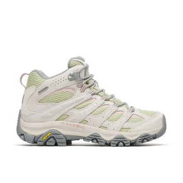 Merrell Moab 3 Mid WP [ML00003600] 女 戶外/越野鞋 草綠 透氣 避震 中筒