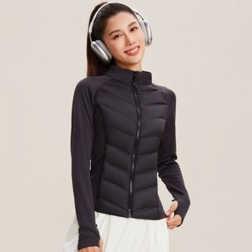 [巴黎精品] 現貨+預購 頂級真羽絨外套90%鴨絨運動秋冬外套保暖上衣修身大碼休閒女裝-防風立領6色a1lv7