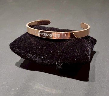 【轉運飾品】客製化純鈦健康手環   刻心咒 刻想要文字 鈦金屬