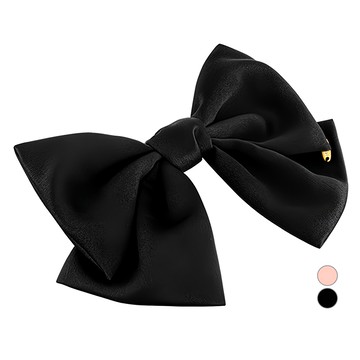 J.estina 女性 LALA J 蝴蝶結髮夾 + 購物袋  黑色