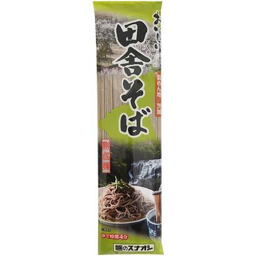 送料無料 麺のスナオシ おいしい田舎そば 200g ×20個