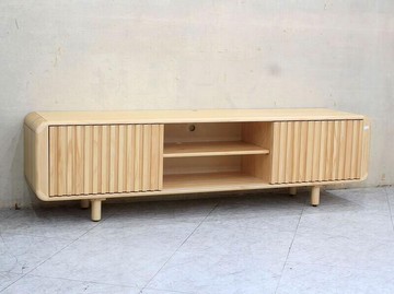 歐風別館青森六尺松木半實木電視櫃另有柚木色