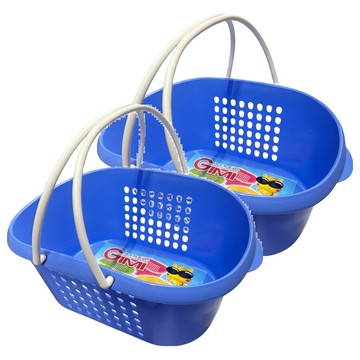 吉米中世紀籃 34.7 x 24.6 x 15.6cm K-648  顏色隨機  2個