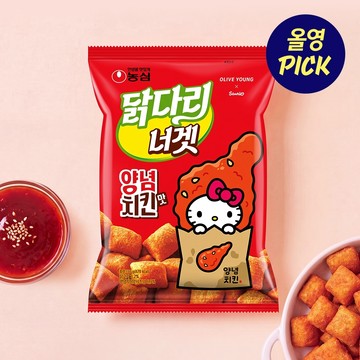 [Sanrio EDITION] Nongshim HELLO KITTY Chicken Nugget Chip Yangnyeom Chicken 130g