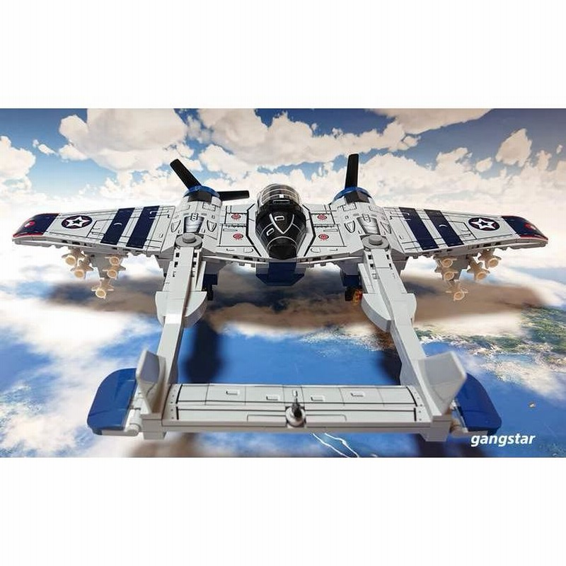 レゴ LEGO ブロック 互換 飛行機 戦闘機 アメリカ P38 レゴ LEGO ブロック 互換 飛行機 戦闘機 アメリカ P38