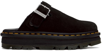 Dr. Martens 黑色 ZebZag 穆勒鞋