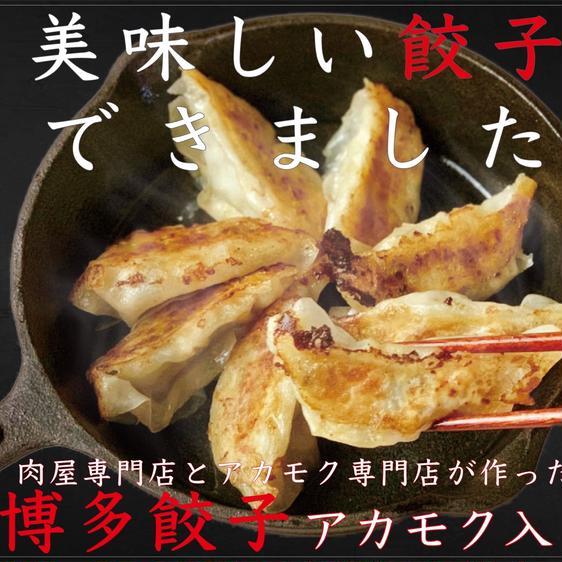 肉 その他肉の加工品 博多あかもく餃子３袋 一口餃子 福岡 玄界灘産 産地直送