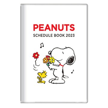 【震撼精品百貨】2023年曆~史奴比Peanuts Snoopy~史奴比Snoopy 2023 B7行事曆手帳本-塔克*68636