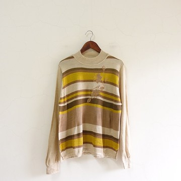 │Slowly│ 薄針織古著毛衣 │vintage.復古.文藝