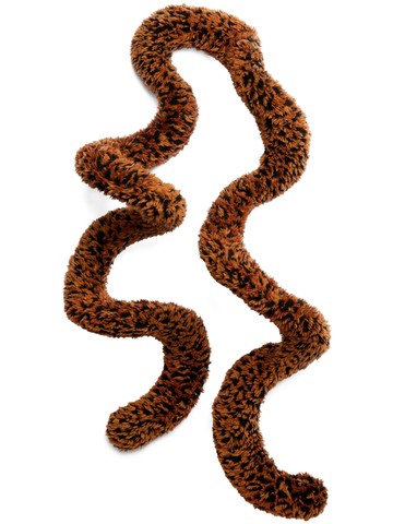 Balenciaga - leopard-print wire scarf - unisex - Nylon/Polyester - One Size - Brown