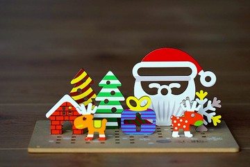 聖誕快樂立體樂園-聖誕老公公