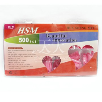 華盛美 500片 彩繪指甲片 -- 嫩粉紅 [69061] ::WOMAN HOUSE::