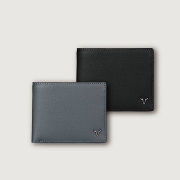 【免費升級送禮包裝】亞岱爾 8卡中間翻拉鍊零錢袋皮夾-兩色任選