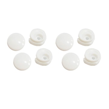 塑膠製白色廣告釘(1組4顆 )鏡子扣 180度 鏡子固定 鏡釘 卡扣塑料釘 鏡子五金 玻璃扣 玻璃固定 玻璃五金