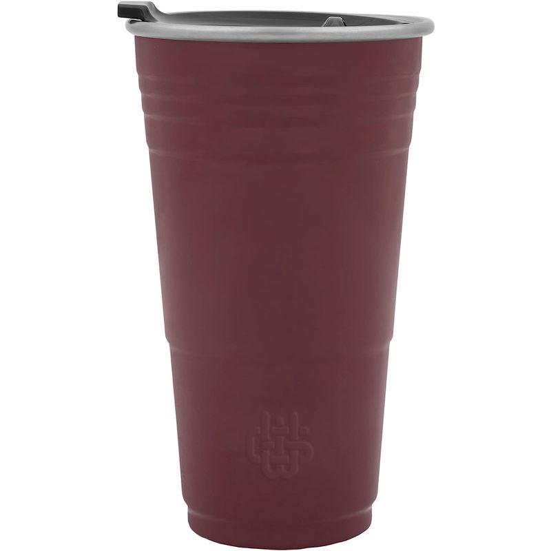 ワイルドギア WYLD GEAR タンブラー CUP 24oz ワイルドカップ 710ml キャンプ Maroon