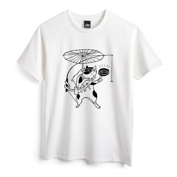 流浪俠客 - 白 - 中性版T恤