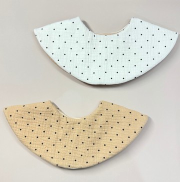 Maygo.bib.360度圓兜、八層紗、手作圍兜、雙面兜