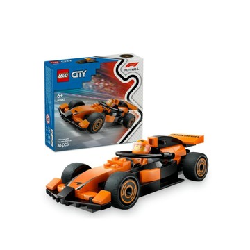 LEGO 城市系列 60442 F1賽車手和 McLaren 賽車(Formula1 麥拉倫 賽車玩具 兒童玩具)